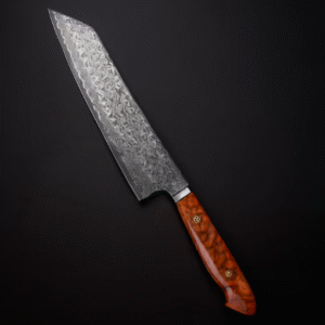 Custom Personalized Handmade Damascus Kiritsuke Chef Knife | Leather Sheath | 240mm, SG2 Steel Blade | Japanese Style Premium Kitchen Knife