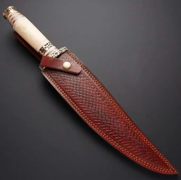 Custom Damascus Dagger | Handmade Steel Knife | Hand-Forged Collector | Unique Dagger - Image 3