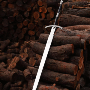 Damascus Sword, Viking Sword, Hand Forged Sword, Long Sword, Sword, Half-Tang Fantasy Sword, Larp Sword, Groomsmen Gift, Birthday Gift.