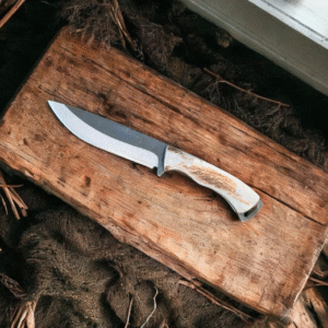 Deer Antler Handle Hunting Knife: German Steel Outdoor Survival Tool